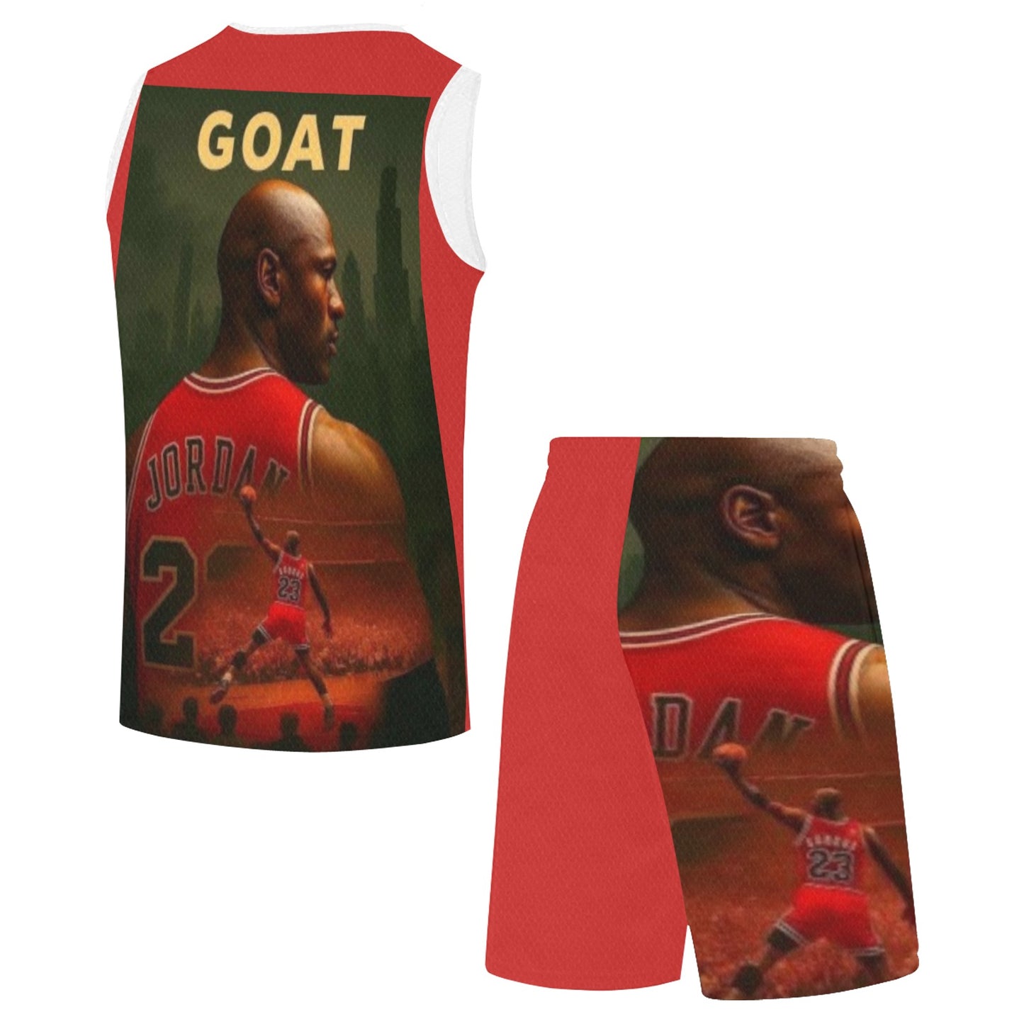 Green Modern Fundraising Instagram Post (4) Basketball Uniform with Pocket