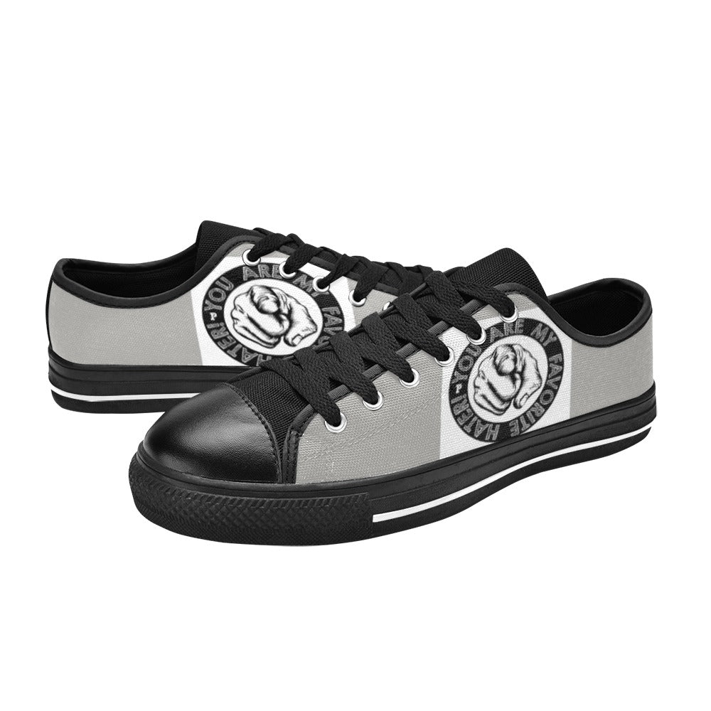 Copy of Copy of Copy of Copy of Joe Peezy Wear LLC (11) Men's Low Top Canvas Shoes-4 Sides (Model 018)