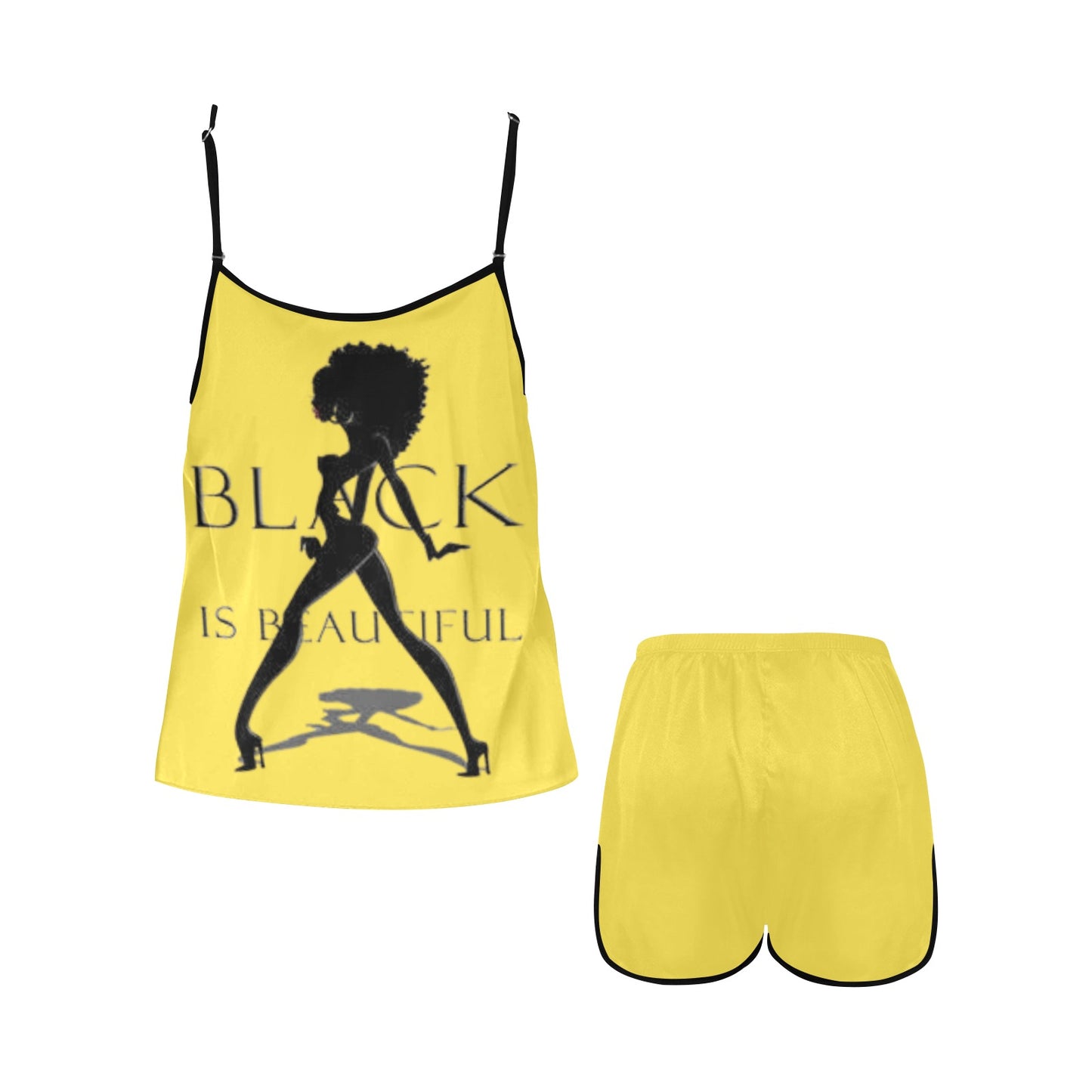 Copy of Copy of Copy of Joe Peezy Wear LLC (60 x 40 in) (4320 x 2880 px) Women's Spaghetti Strap Short Pajama Set