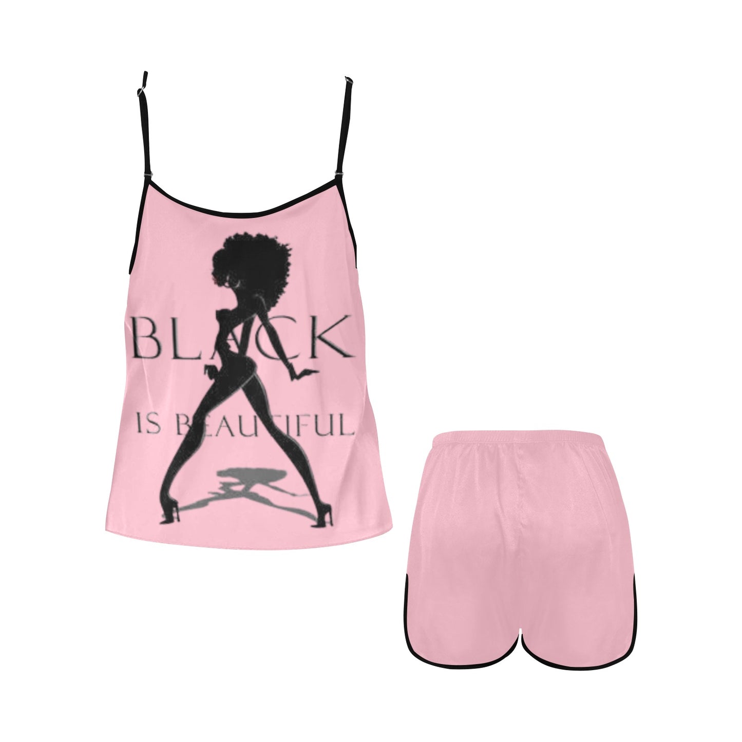 Copy of Copy of Copy of Joe Peezy Wear LLC (60 x 40 in) (4320 x 2880 px) Women's Spaghetti Strap Short Pajama Set