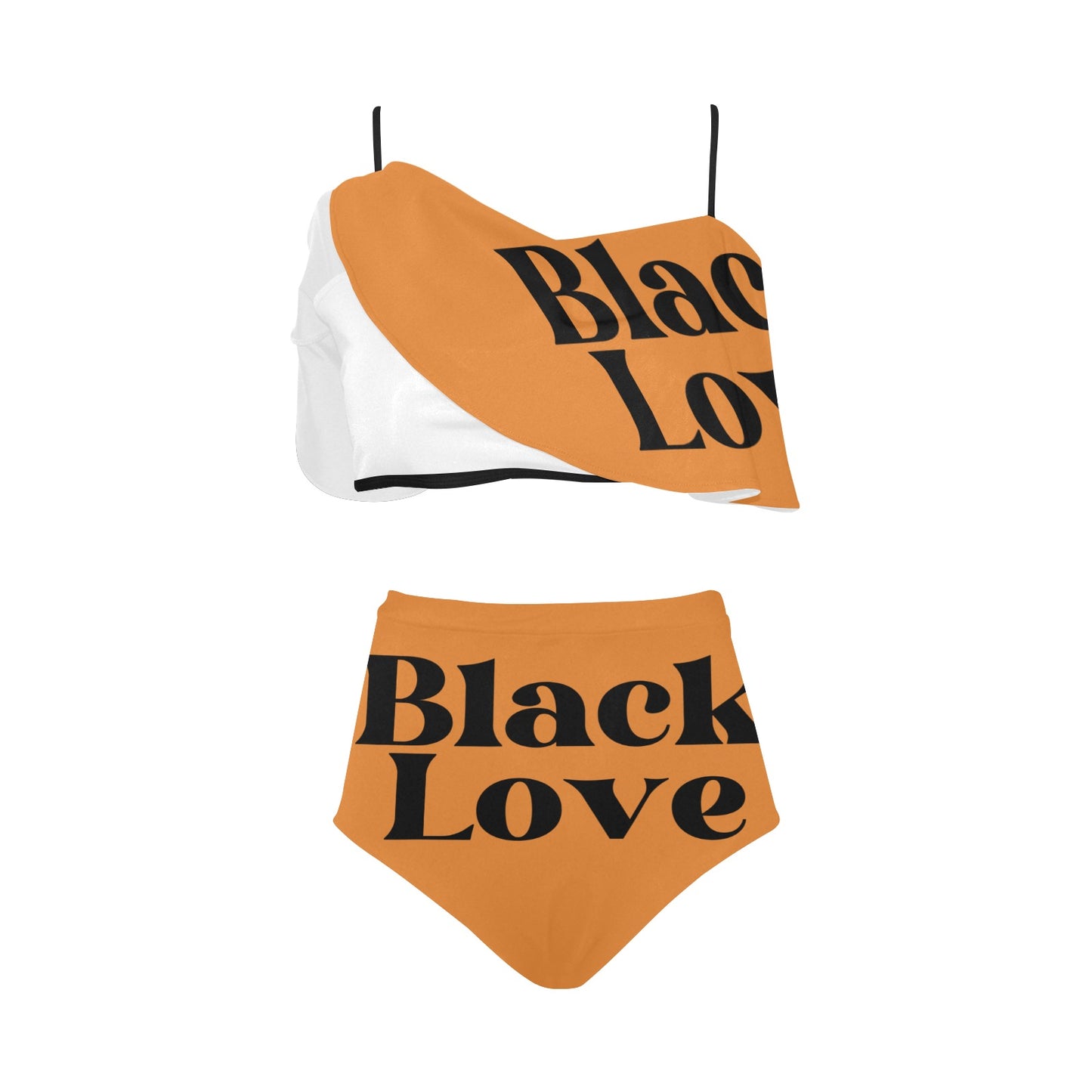 4 High Waisted Ruffle Bikini Set (Model S13)