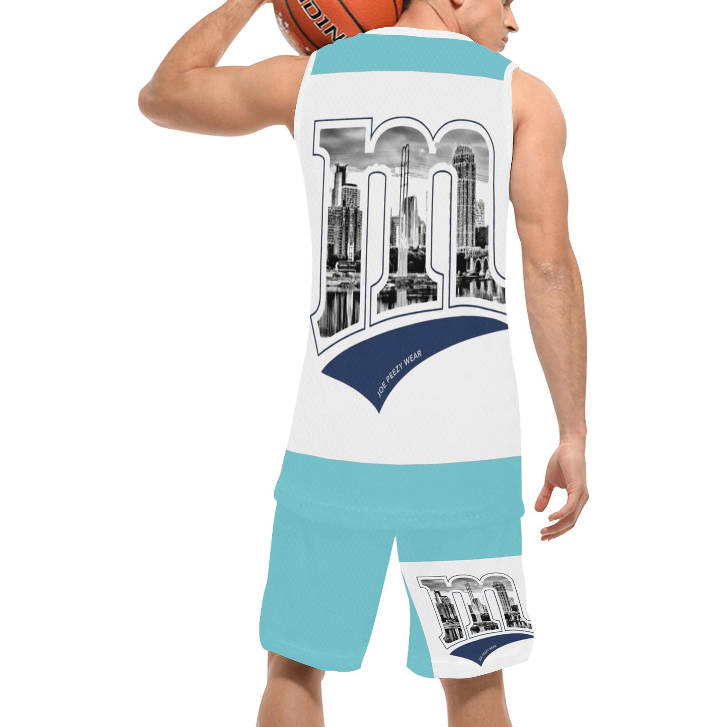 Green Modern Fundraising Instagram Post (4) Basketball Uniform with Pocket