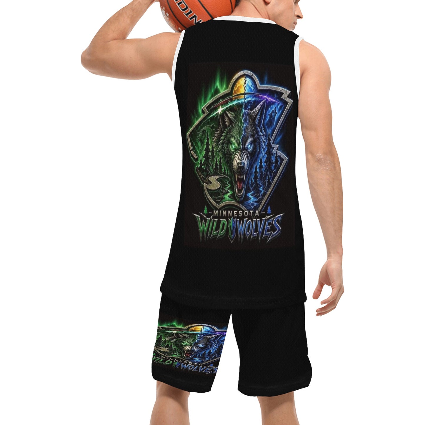 Green Modern Fundraising Instagram Post (4) Basketball Uniform with Pocket