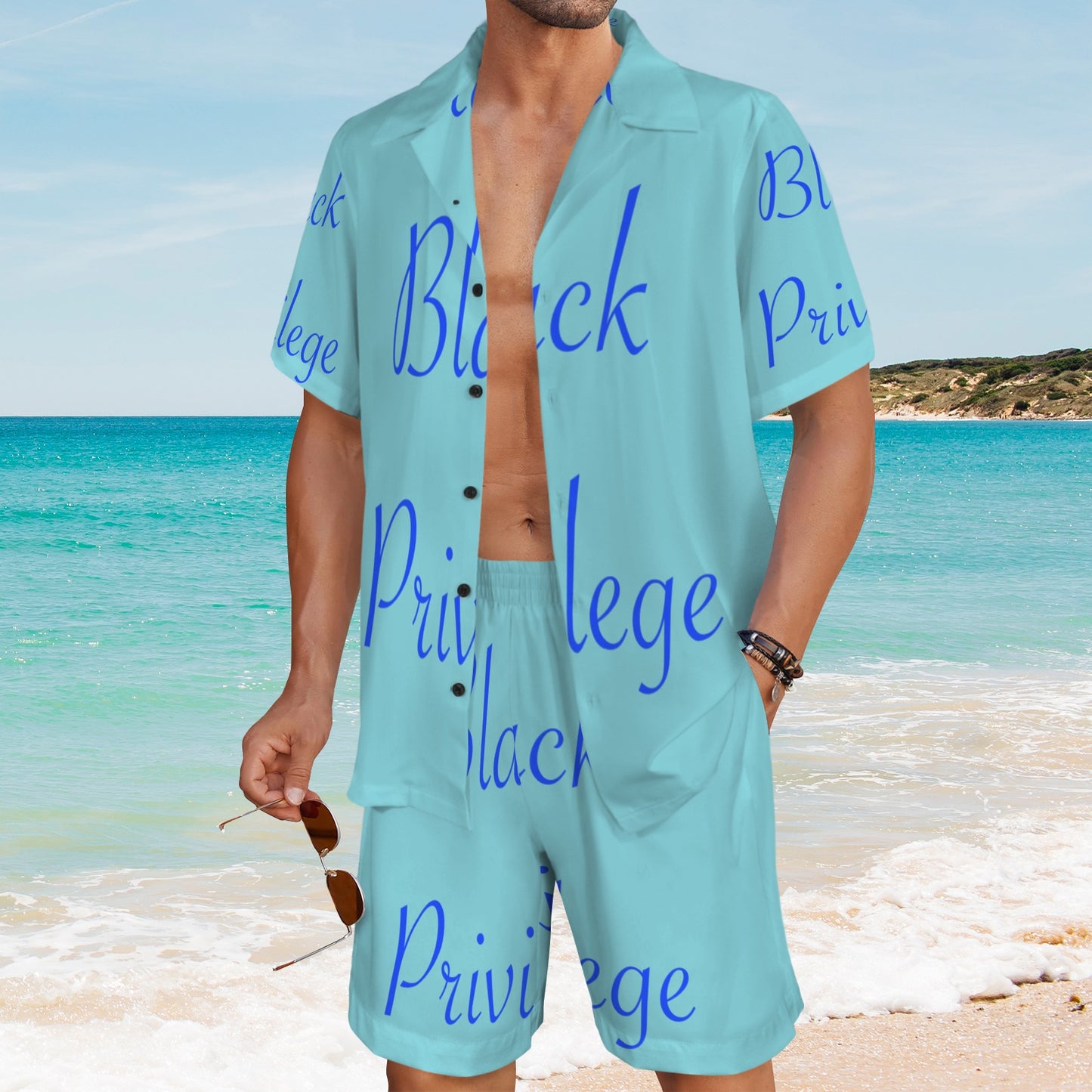 m gray white Men's Shirt and Shorts Outfit