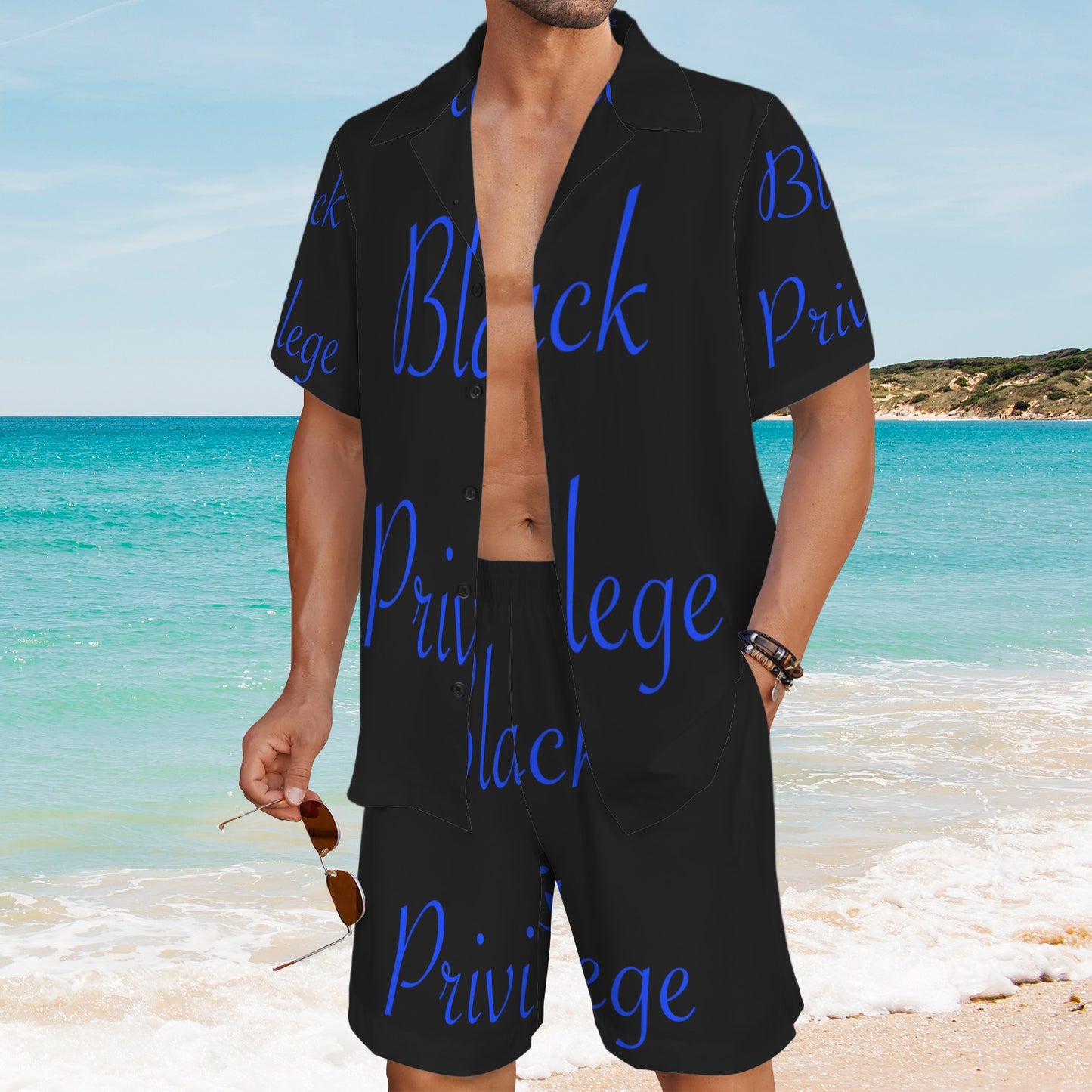 m gray white Men's Shirt and Shorts Outfit