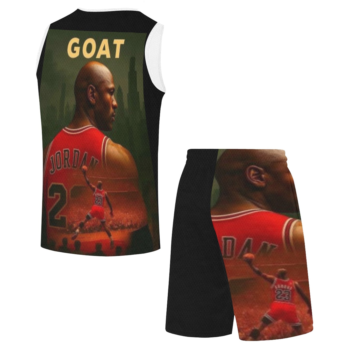 Green Modern Fundraising Instagram Post (4) Basketball Uniform with Pocket