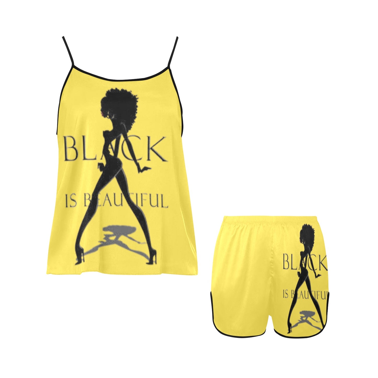 Copy of Copy of Copy of Joe Peezy Wear LLC (60 x 40 in) (4320 x 2880 px) Women's Spaghetti Strap Short Pajama Set