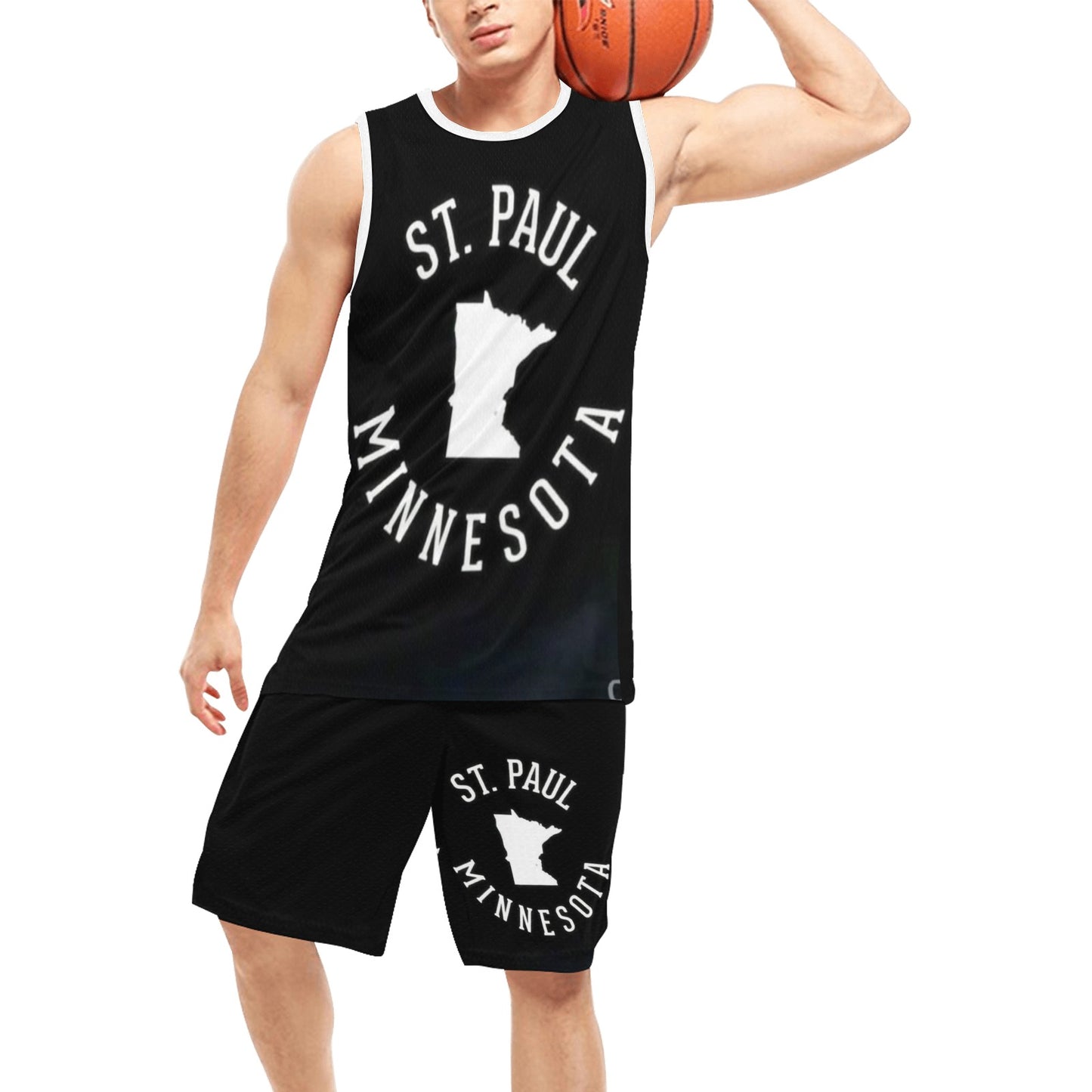Green Modern Fundraising Instagram Post (4) Basketball Uniform with Pocket