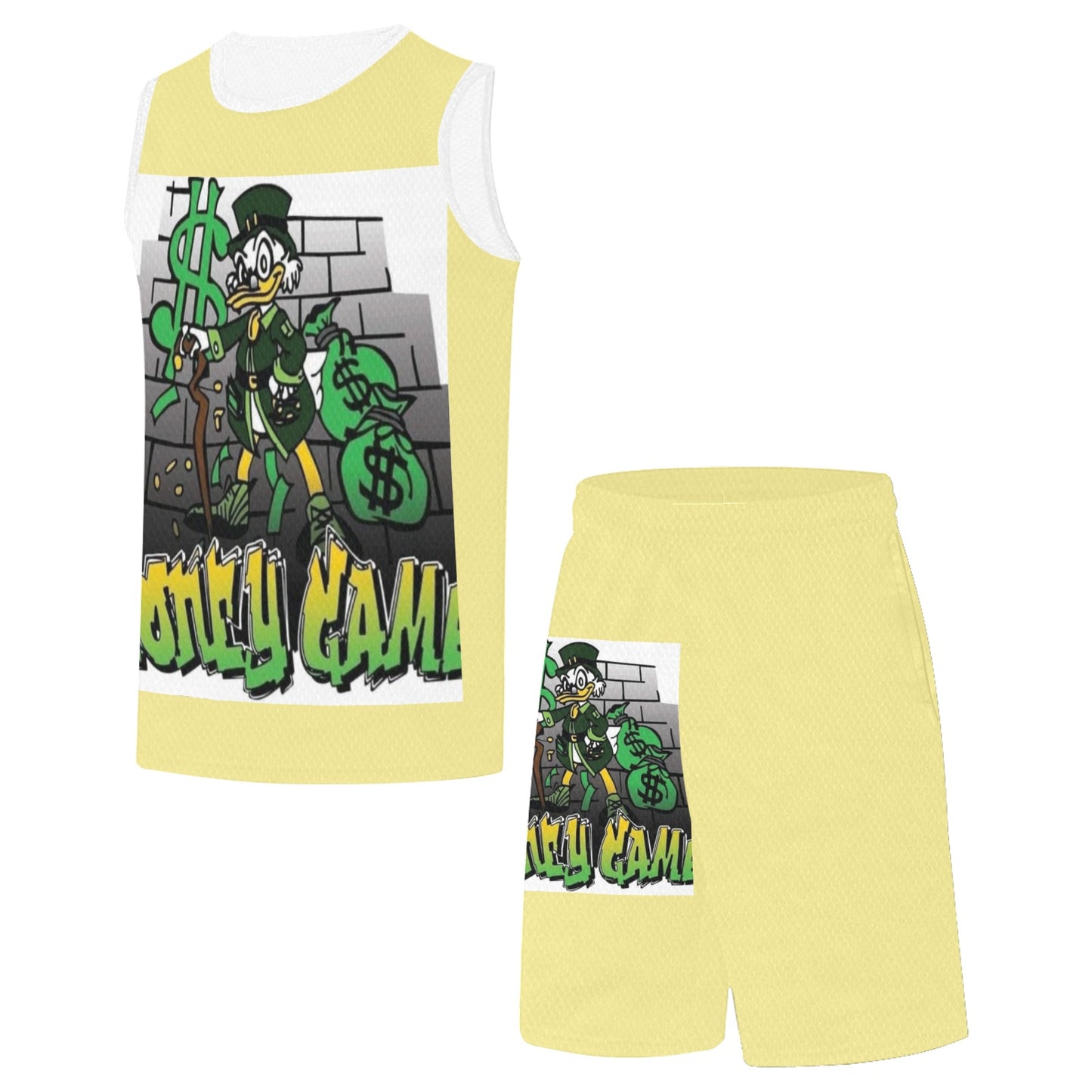 Green Modern Fundraising Instagram Post (4) Basketball Uniform with Pocket