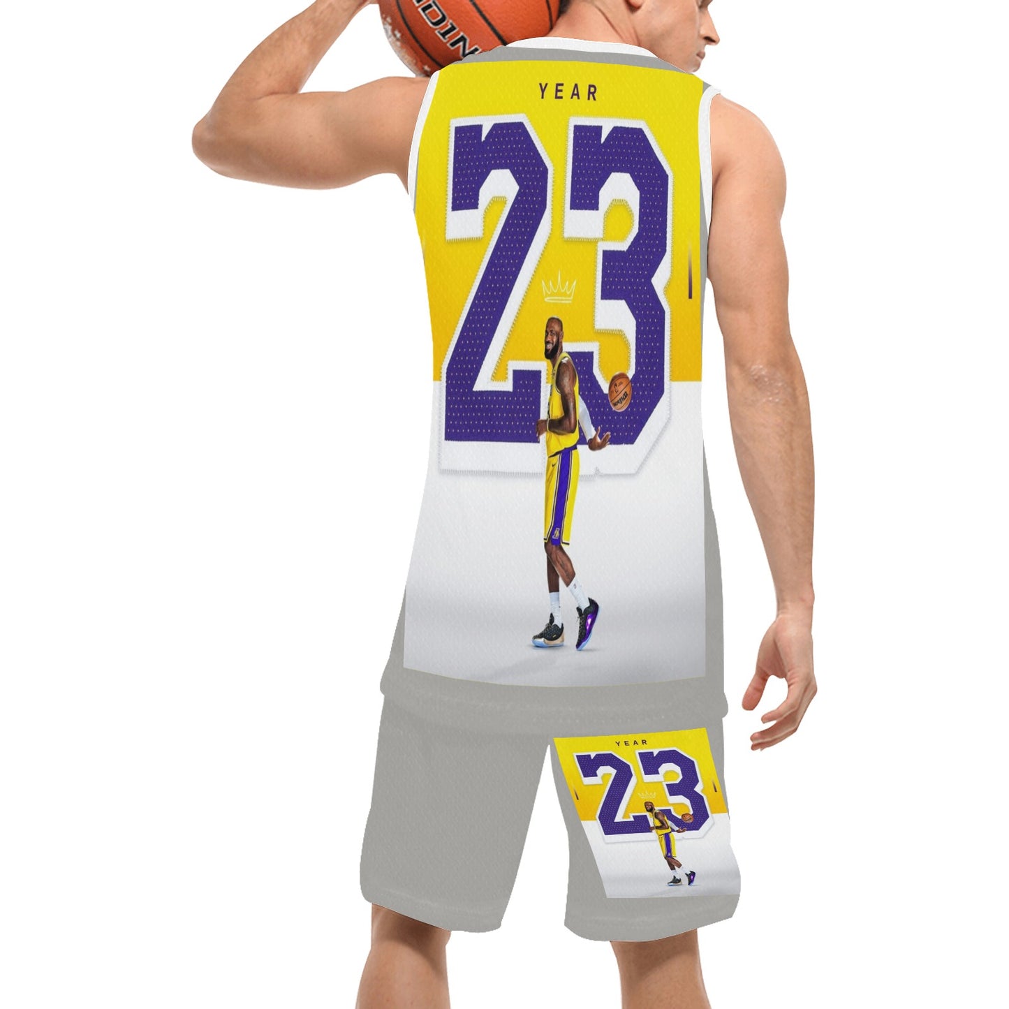 Green Modern Fundraising Instagram Post (4) Basketball Uniform with Pocket
