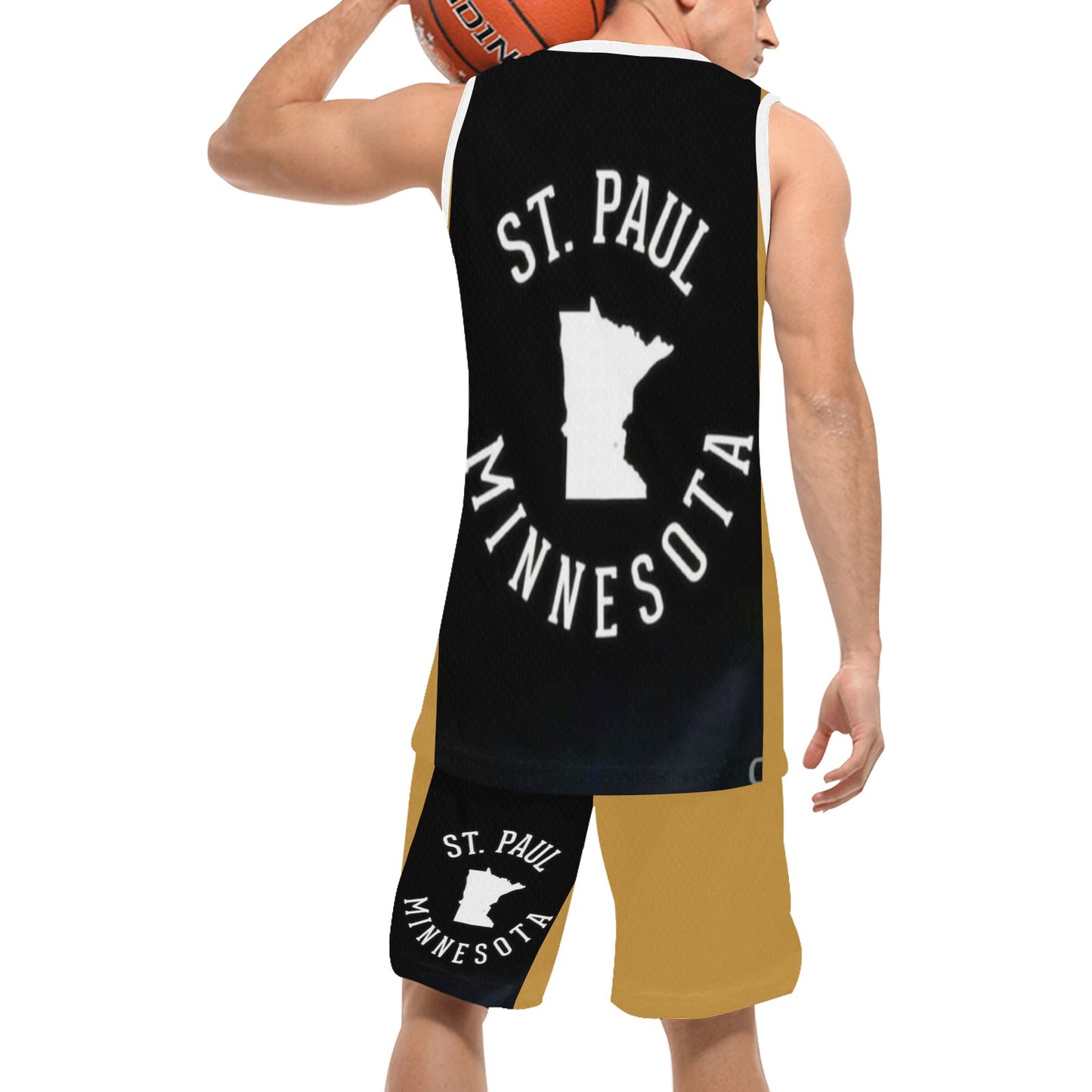 Green Modern Fundraising Instagram Post (4) Basketball Uniform with Pocket