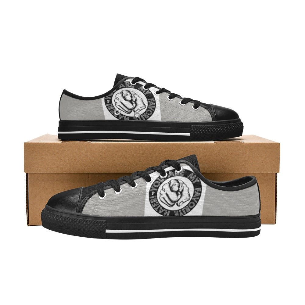 Copy of Copy of Copy of Copy of Joe Peezy Wear LLC (11) Men's Low Top Canvas Shoes-4 Sides (Model 018)