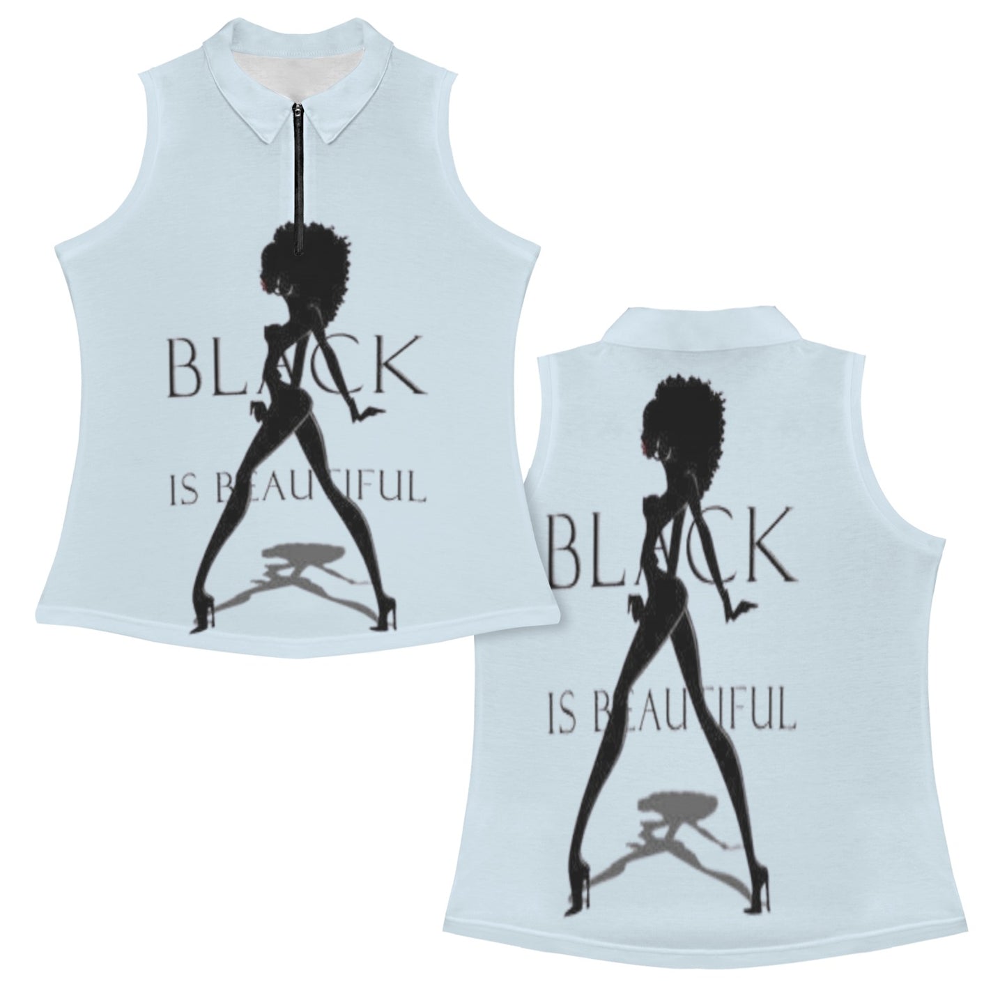 Copy of Copy of Copy of Joe Peezy Wear LLC (60 x 40 in) (4320 x 2880 px) Women's Sleeveless Polo Shirt (Model T90)