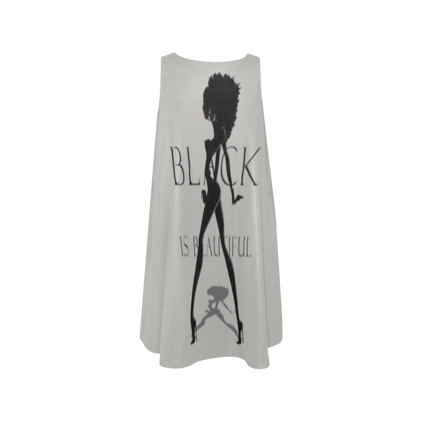 Copy of Copy of Copy of Joe Peezy Wear LLC (60 x 40 in) (4320 x 2880 px) Sleeveless A-Line Pocket Dress (Model D57)