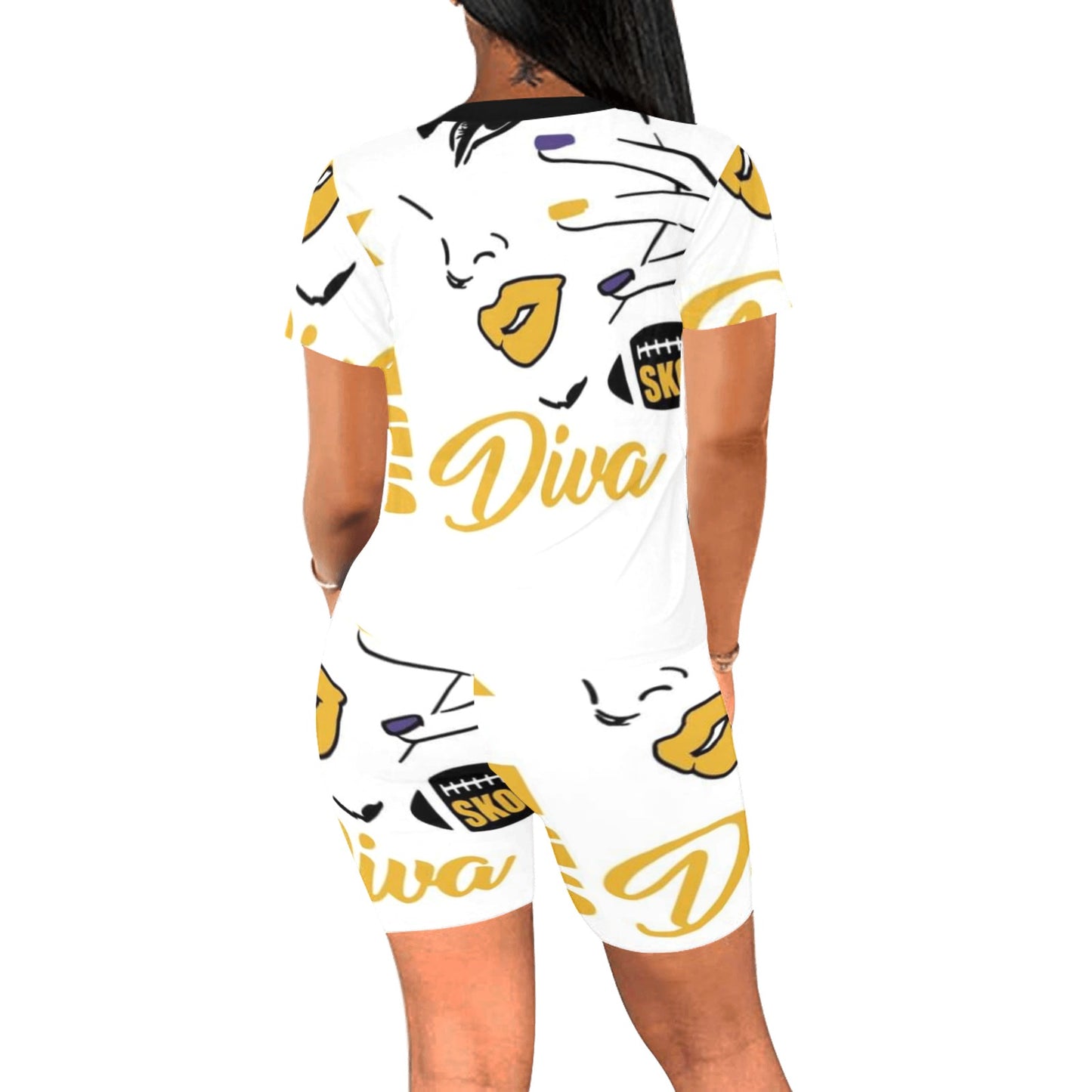 IMG-5460 Women's Short Yoga Set
