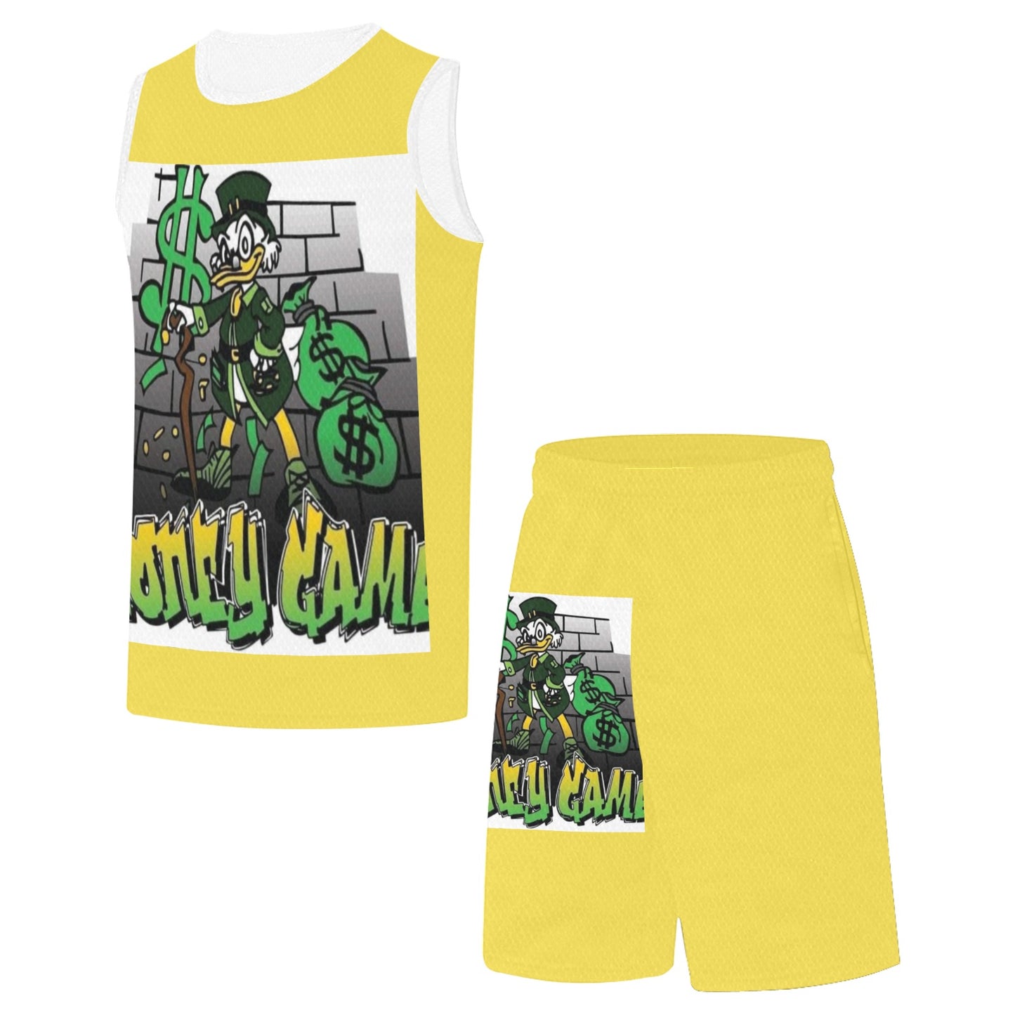 Green Modern Fundraising Instagram Post (4) Basketball Uniform with Pocket