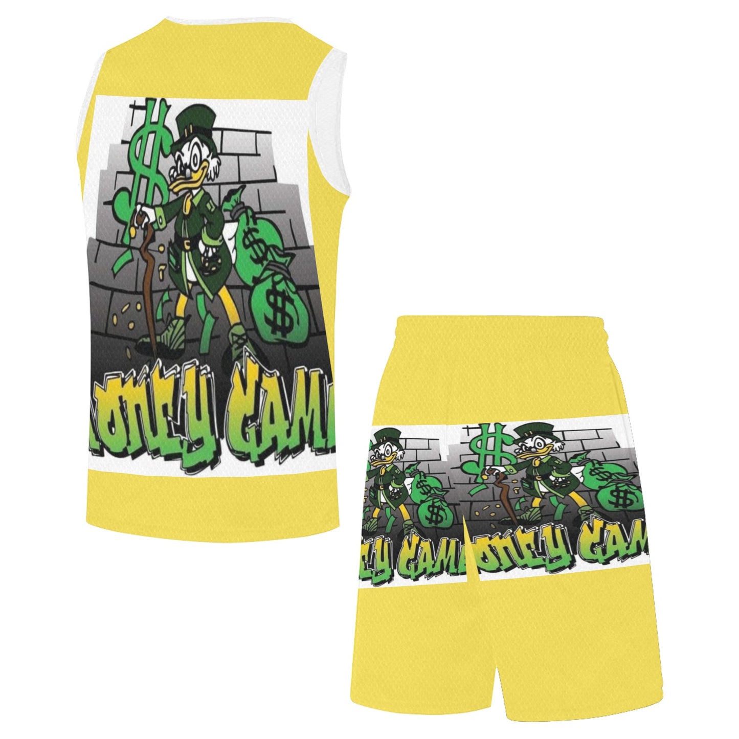 Green Modern Fundraising Instagram Post (4) Basketball Uniform with Pocket