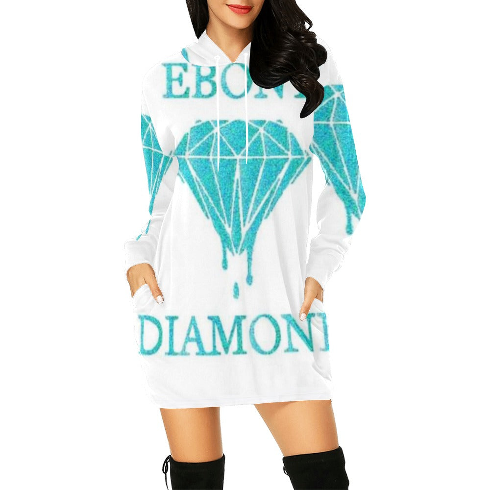 Copy of Copy of Copy of Copy of Joe Peezy Wear LLC (60) All Over Print Hoodie Mini Dress (Model H27)