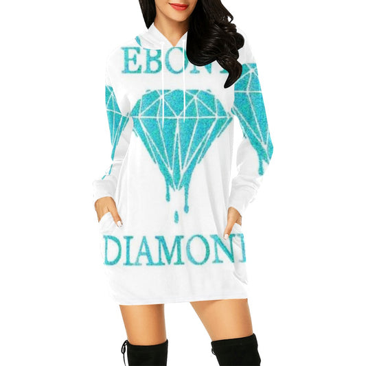 Copy of Copy of Copy of Copy of Joe Peezy Wear LLC (60) All Over Print Hoodie Mini Dress (Model H27)