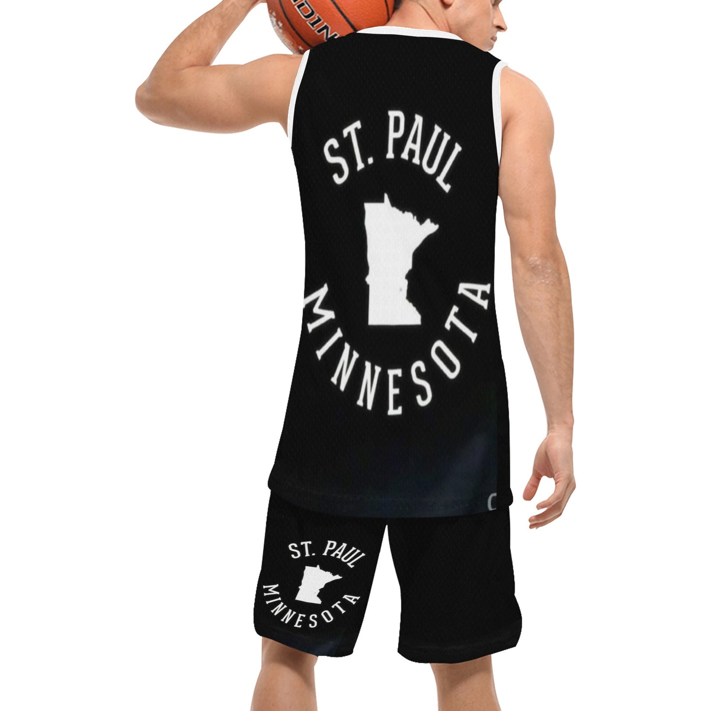 Green Modern Fundraising Instagram Post (4) Basketball Uniform with Pocket