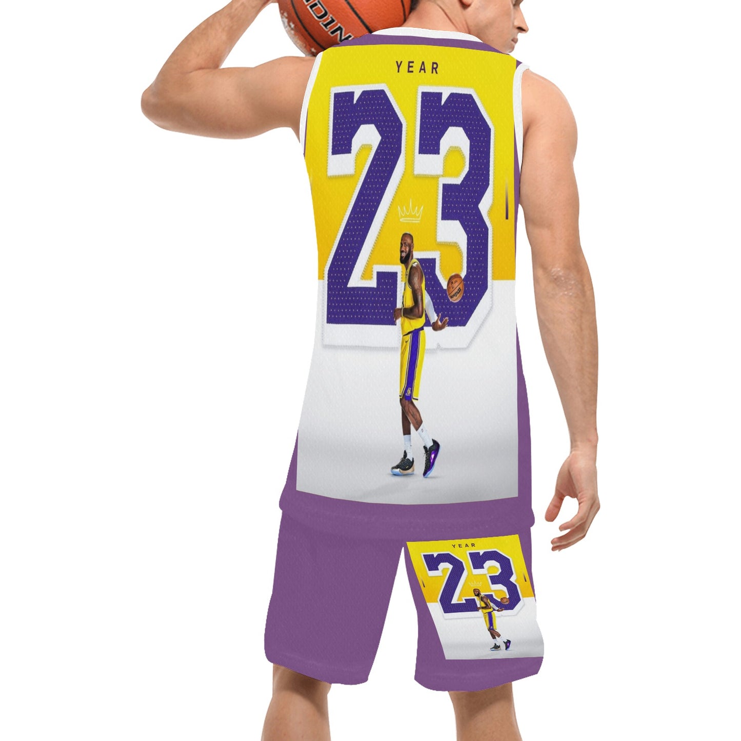 Green Modern Fundraising Instagram Post (4) Basketball Uniform with Pocket