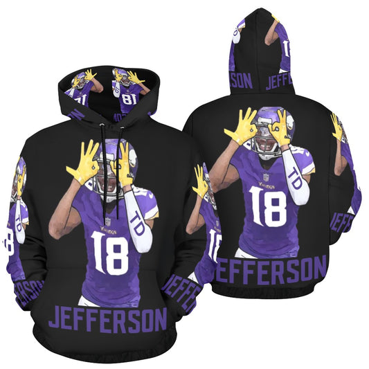 Jefferson Hoodie Joe Peezy Wear LLC All Over Print Hoodie for Men (USA Size) (Model H13)