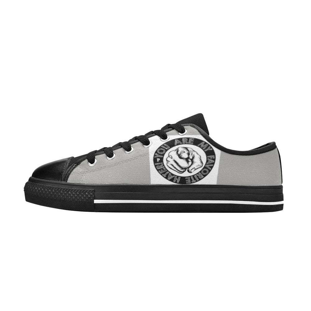Copy of Copy of Copy of Copy of Joe Peezy Wear LLC (11) Men's Low Top Canvas Shoes-4 Sides (Model 018)