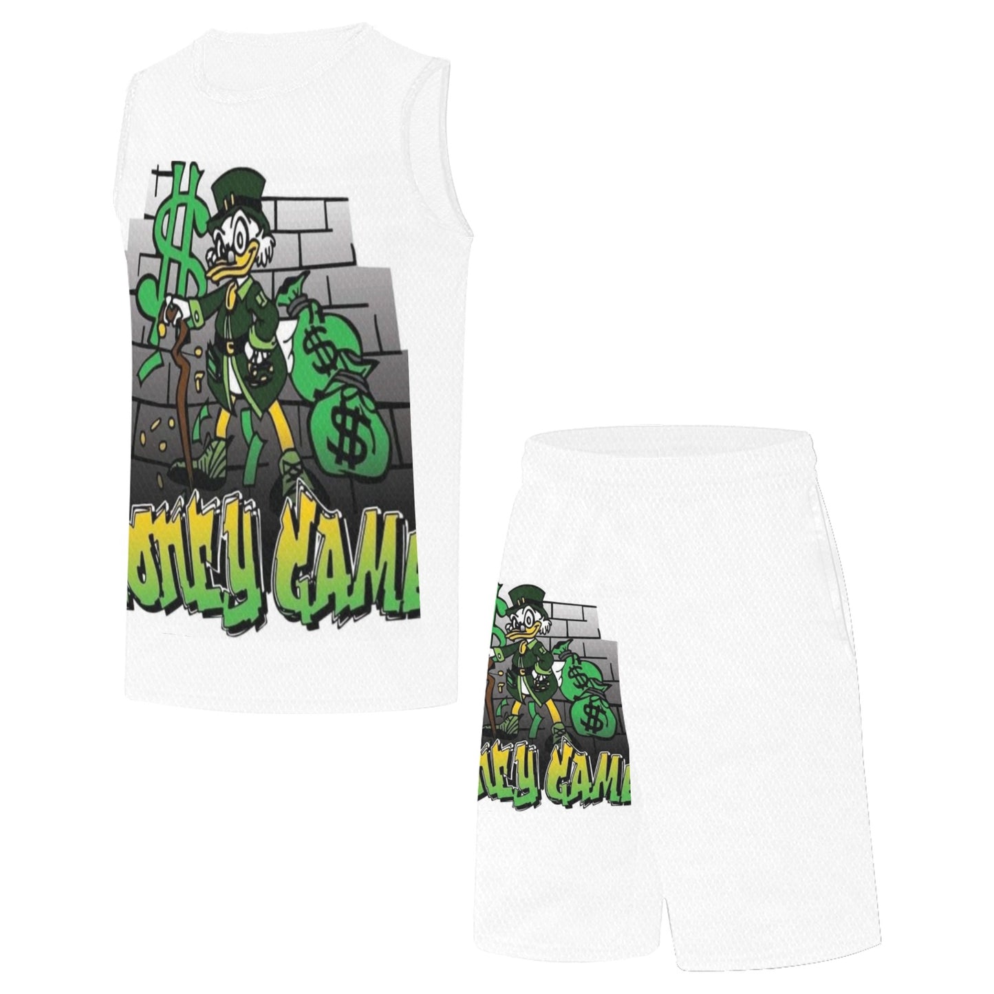 Green Modern Fundraising Instagram Post (4) Basketball Uniform with Pocket
