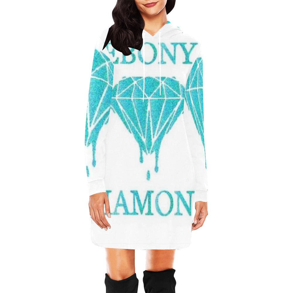 Copy of Copy of Copy of Copy of Joe Peezy Wear LLC (60) All Over Print Hoodie Mini Dress (Model H27)