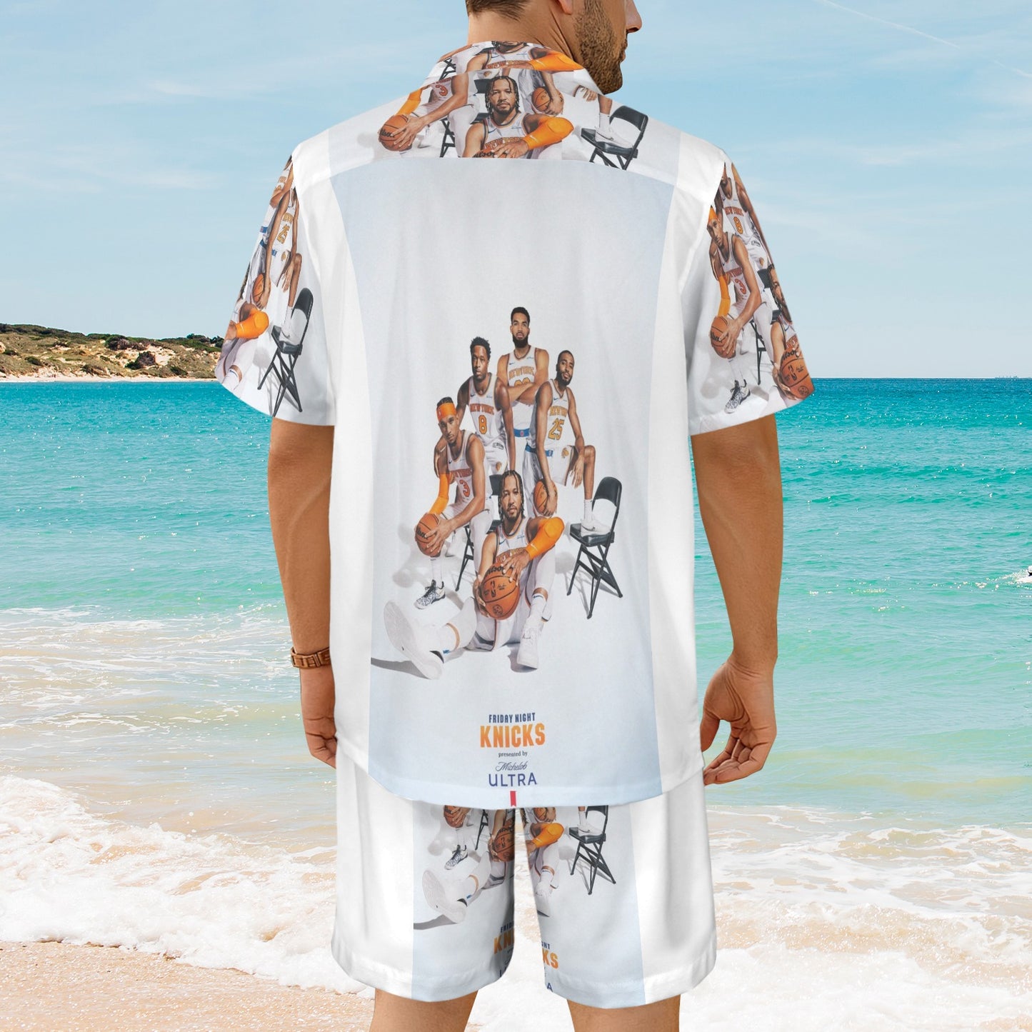 m gray white Men's Shirt and Shorts Outfit