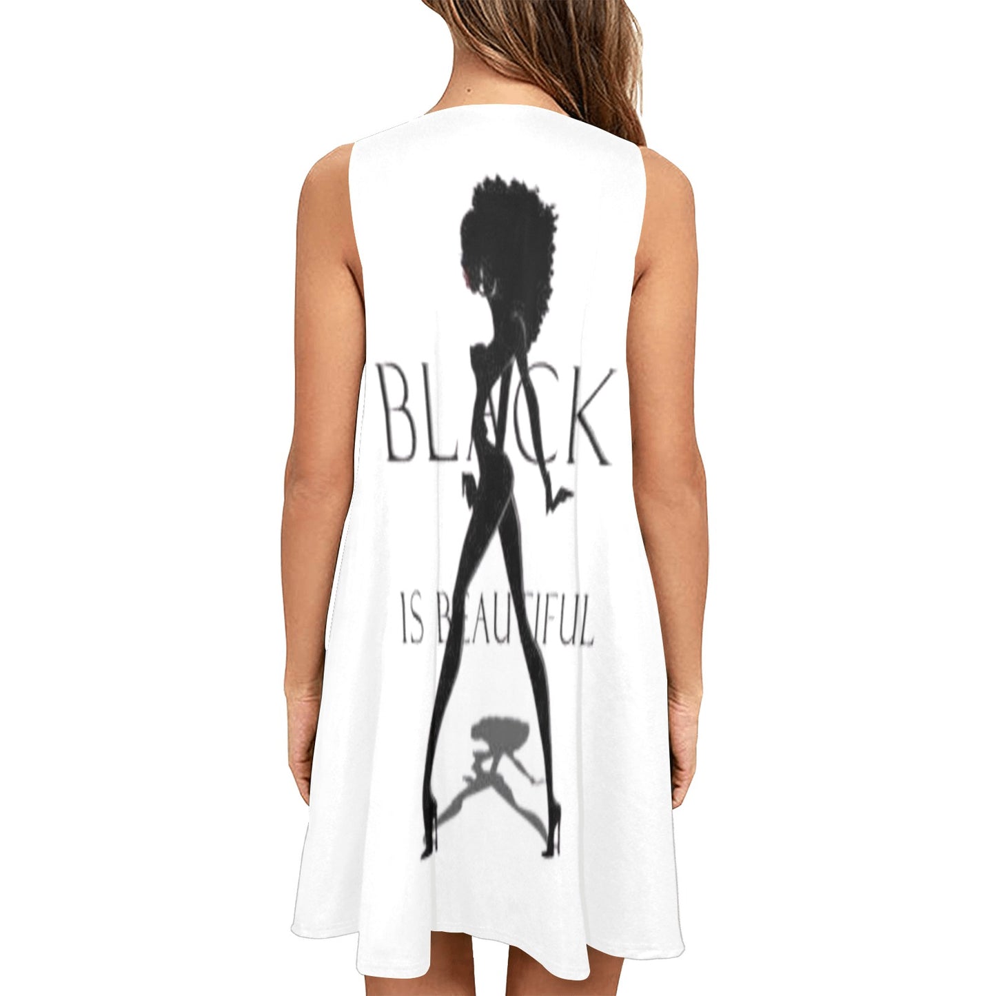 Copy of Copy of Copy of Joe Peezy Wear LLC (60 x 40 in) (4320 x 2880 px) Sleeveless A-Line Pocket Dress (Model D57)