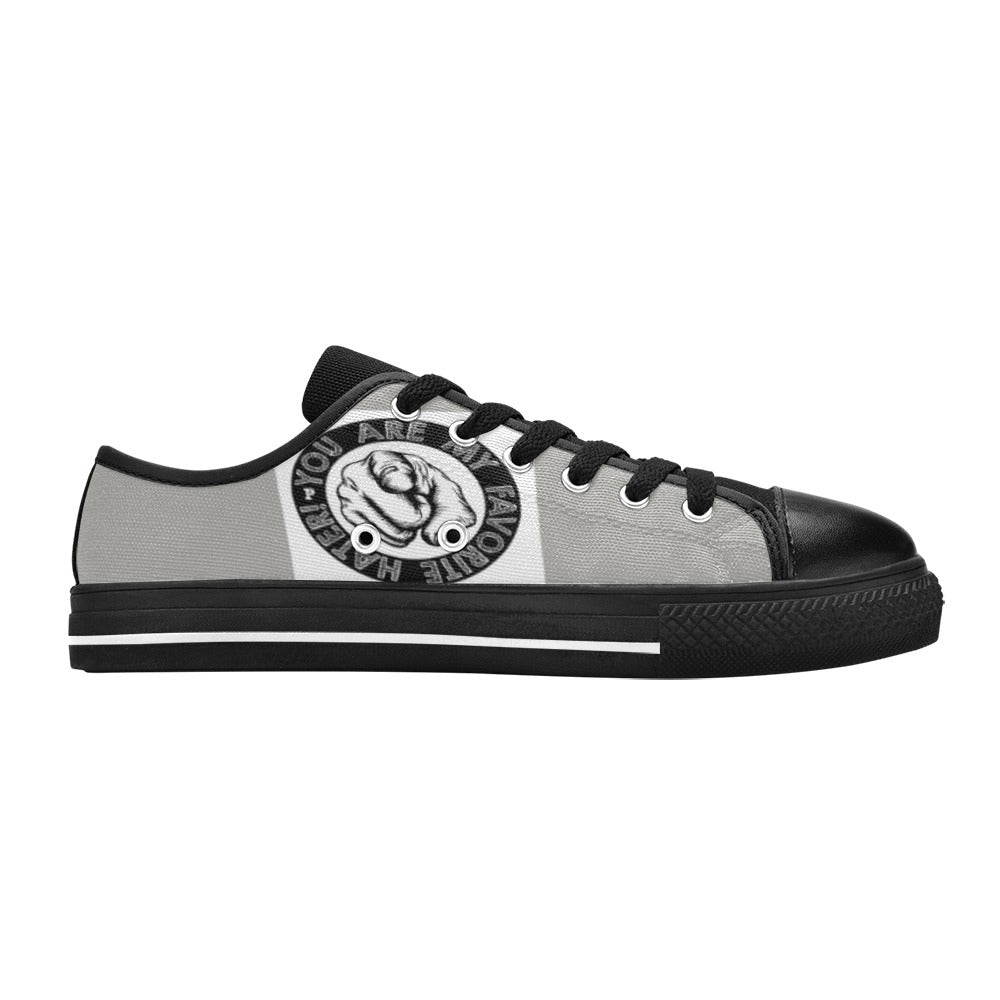 Copy of Copy of Copy of Copy of Joe Peezy Wear LLC (11) Men's Low Top Canvas Shoes-4 Sides (Model 018)