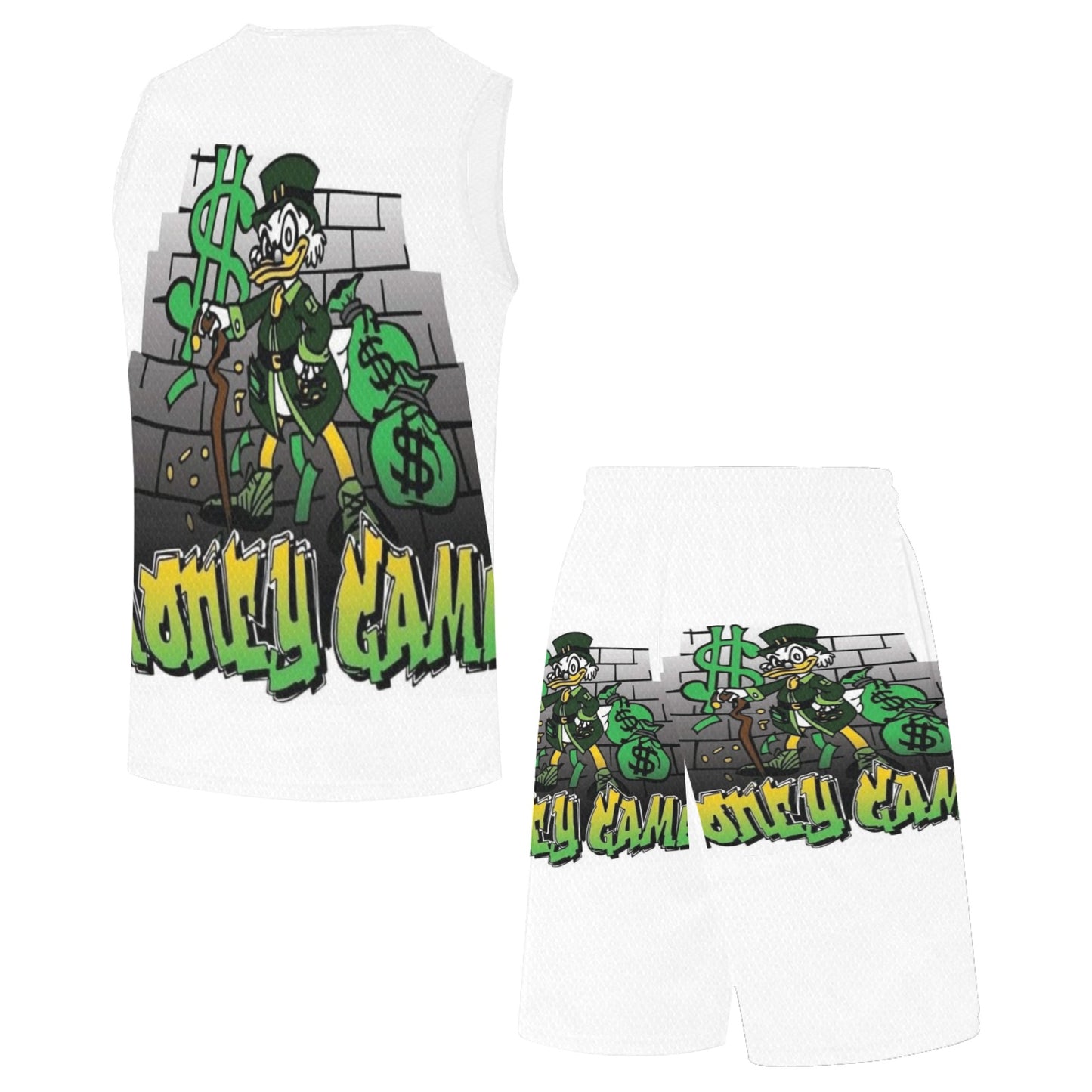 Green Modern Fundraising Instagram Post (4) Basketball Uniform with Pocket