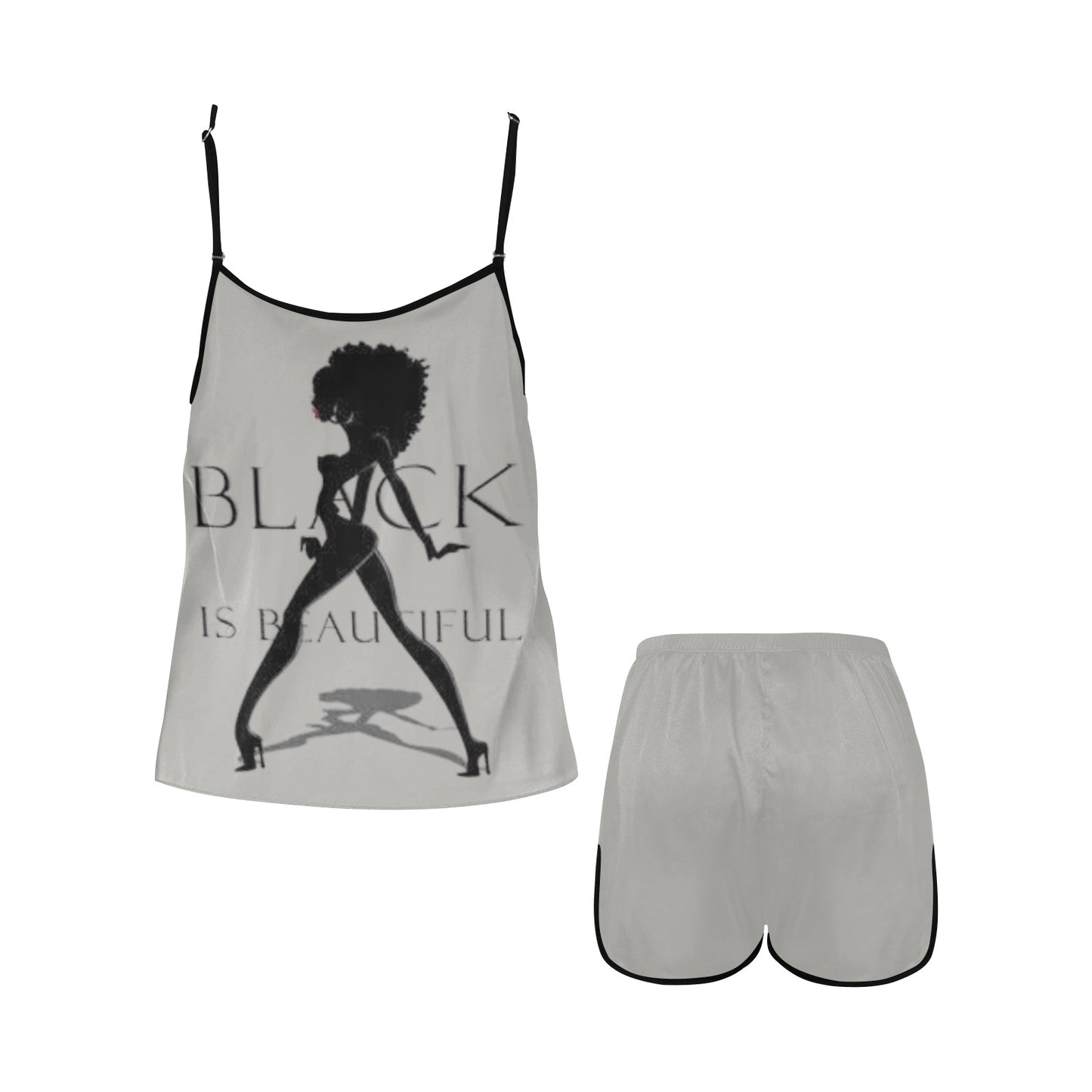 Copy of Copy of Copy of Joe Peezy Wear LLC (60 x 40 in) (4320 x 2880 px) Women's Spaghetti Strap Short Pajama Set