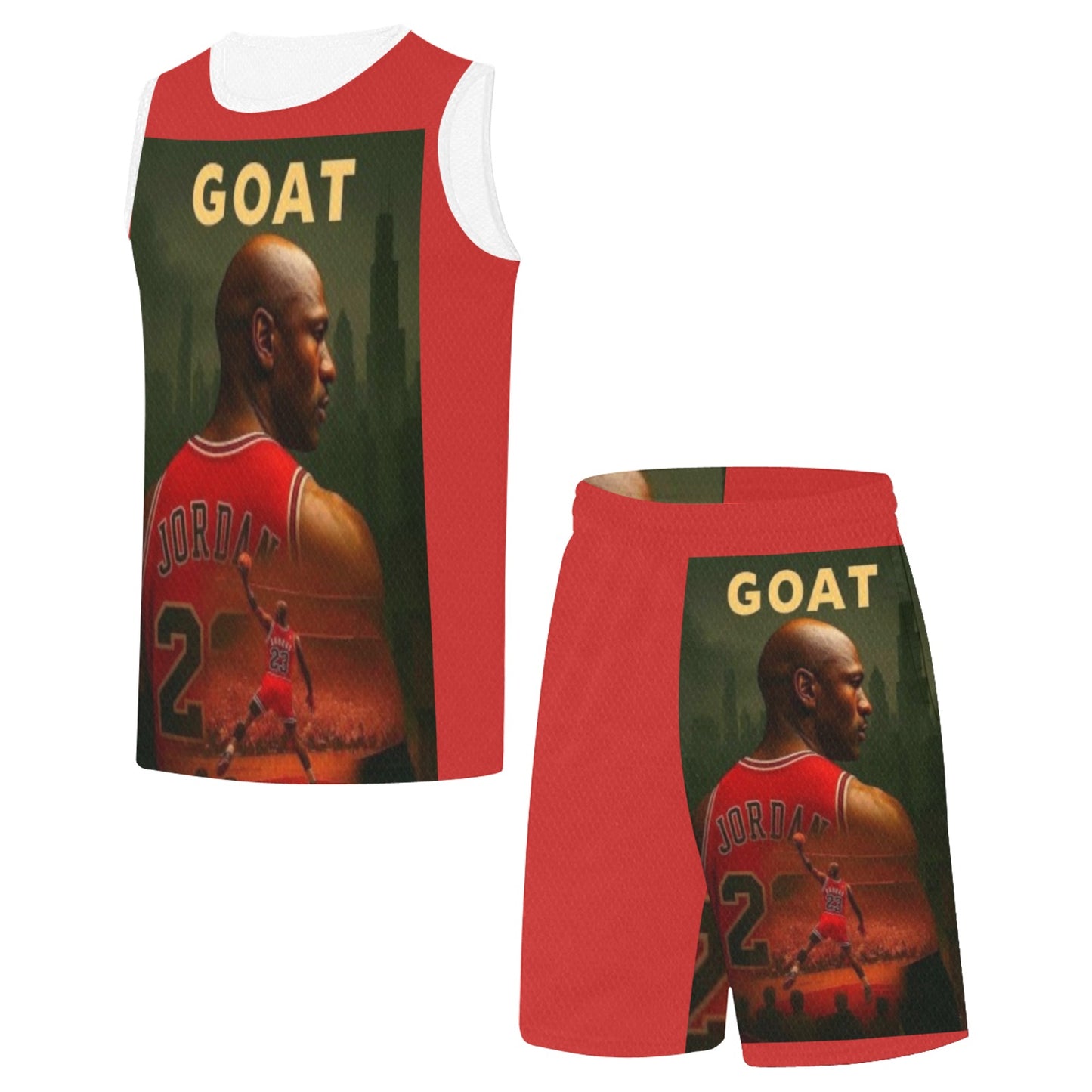 Green Modern Fundraising Instagram Post (4) Basketball Uniform with Pocket