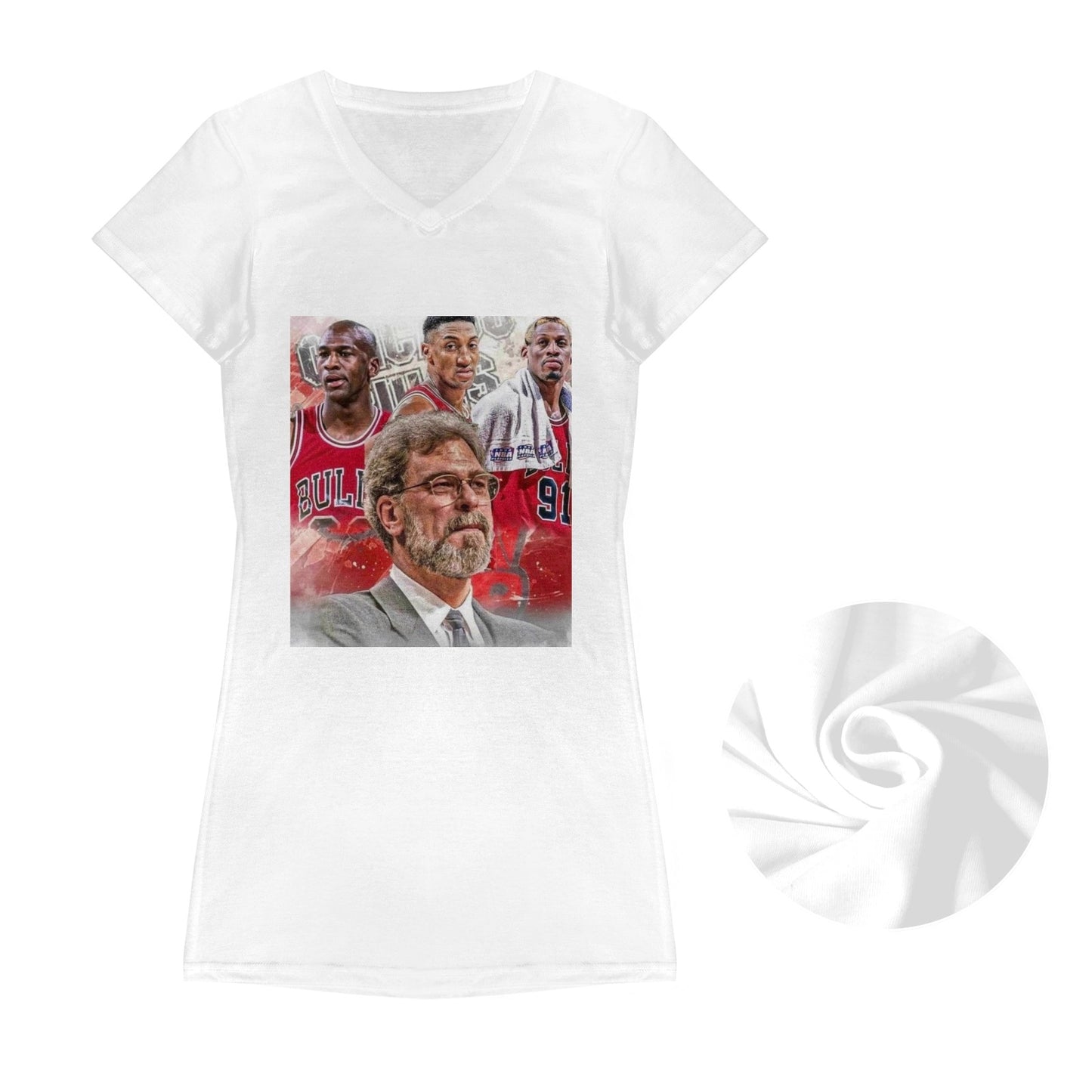 FB_IMG_1760376076650 T-Shirt Dress (Front Print)