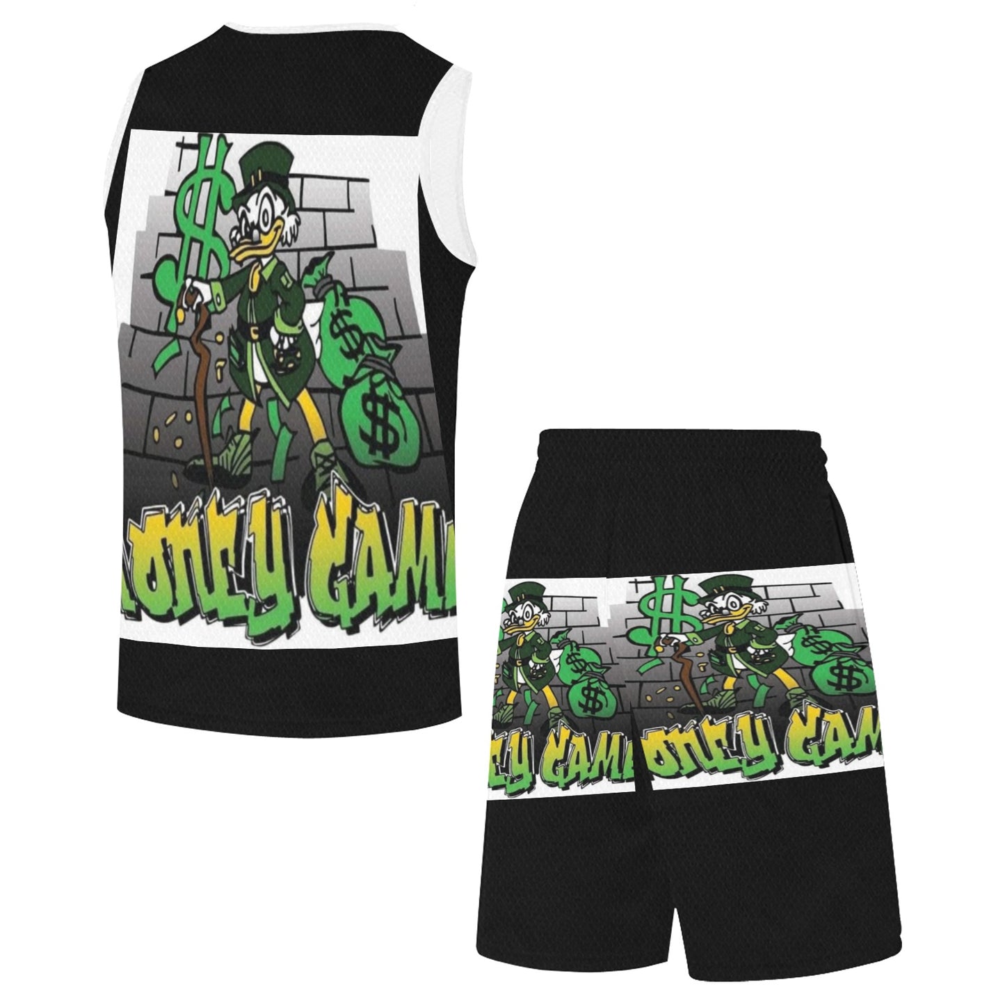 Green Modern Fundraising Instagram Post (4) Basketball Uniform with Pocket